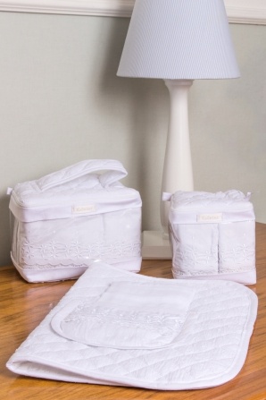 Margarida renda branco