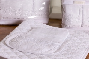 Margarida renda branco